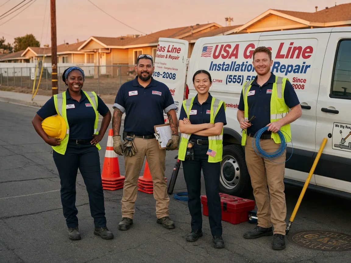Gas Line Installation company in Snook, TX